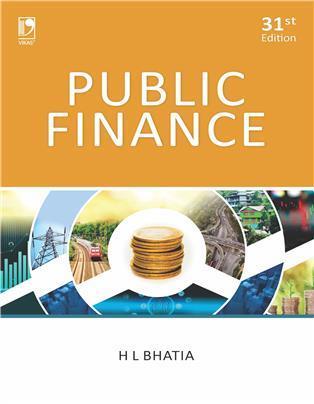 Book cover number 1 for Public Finance written by H. L. Bhatia published by Vikas Publishing House Pvt Ltd