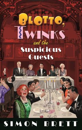 Book cover number 1 for Blotto, Twinks And The Suspicious Guests written by Simon Brett published by Constable & Robinson