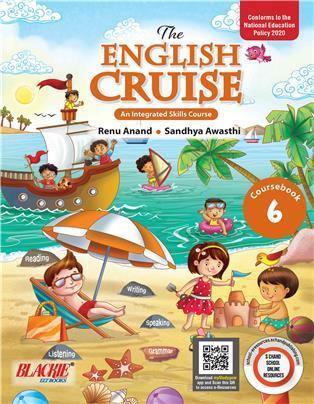 Book cover number 1 for The English Cruise Coursebook 6 (NEP 2020) written by Renu Anand, Anjali Chaudhry published by S. Chand Publishing