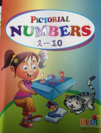 Book cover number 1 for Pictorial Numbers 1 - 10 written by NA published by Ruru Books International