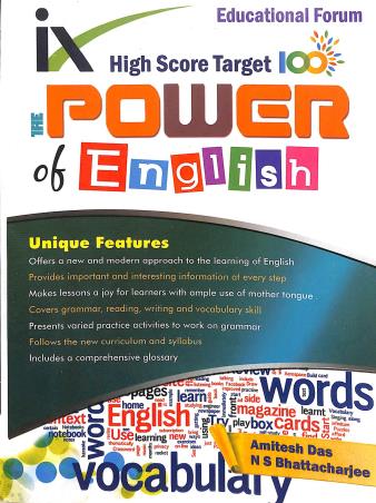 Book cover number 1 for High Score Target 100 : The Power Of English 9 written by Amitesh Das, N. S. Bhattacharjee published by Educational Forum