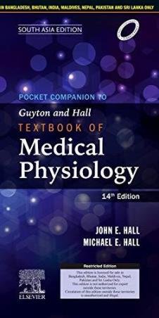 Book cover number 1 for Pocket Companion To Guyton And Hall Textbook Of Medical Physiology written by John E. Hall, Michael E. Hall published by Elsevier