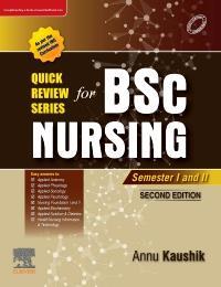 Cover for Quick Review Series For B.Sc. Nursing : 1st Year