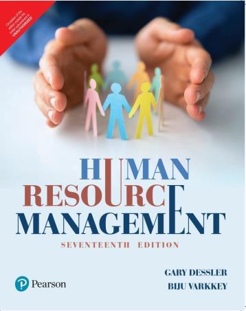 Book cover number 1 for Human Resource Management written by Gary Dessler published by Pearson Education
