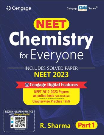 Book cover number 1 for Chemistry NEET For Everyone Part 1 (Includes Solved Paper NEET 2023) written by R. Sharma published by Cengage Learning India Private Limited