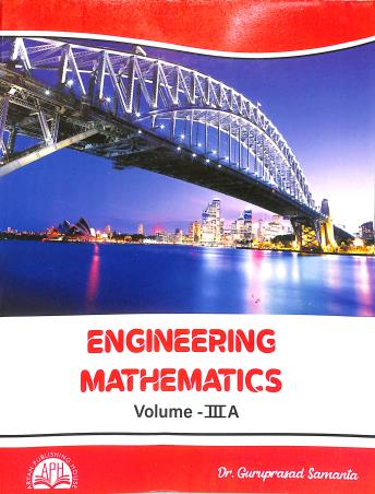 Book cover number 1 for Engineering Mathematics Volume 3A written by Guruprasad Samanta published by Aryan Publishing House