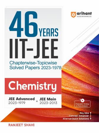 Cover for 46 Years IIT - JEE Chapterwise Topicwise Solved Papers 2023 - 1978 Chemistry