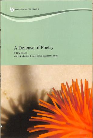 Book cover number 1 for A Defense Of Poetry written by P. B. Shelley published by Books Way
