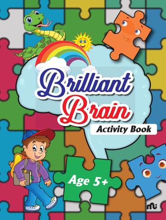 Book cover number 1 for Brilliant Brain Activity Book Age 5 + written by NA published by Moonstone