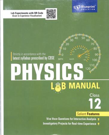 Buy CBSE Physics Lab Manual Class 12 book online