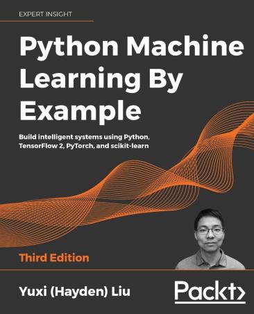 Book cover number 1 for Python Machine Learning By Example written by Yuxi (Hayden) Liu published by Packt Publishing