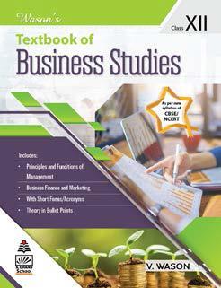 Book cover number 1 for Wason's Textbook Of Business Studies Class 12 written by V. Wason published by S. Chand Publishing