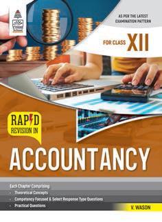 Book cover number 1 for Rapid Revision In Accountancy For Class 11 written by V. Wason published by S. Chand Publishing