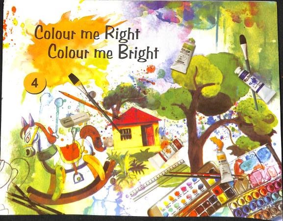 Book cover number 1 for Colour Me Right Colour Me Bright 4 written by NA published by Golden Circle Publication