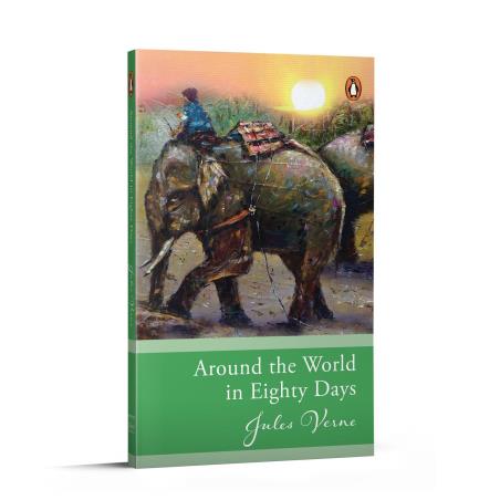 Book cover number 1 for Around The World In Eighty Days written by Jules Verne published by Penguin Books