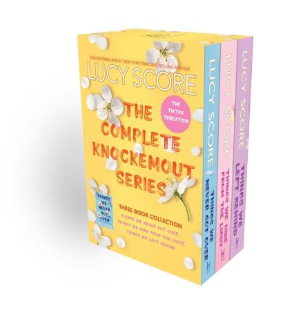 Book cover number 1 for The Complete Knockemout Series (Set Of 3 Books) written by Lucy Score published by Hodder Paperbacks