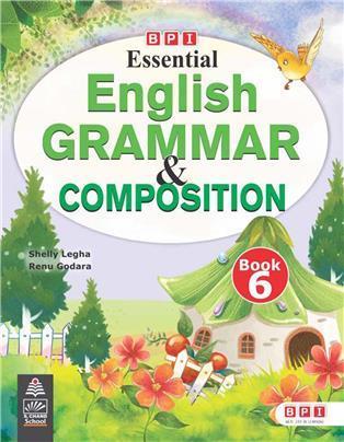 Book cover number 1 for Essential English Grammar & Composition Book 6 written by NA published by BPI India Pvt Ltd