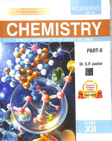 Book cover number 2 for Modern's abc+ Of Chemistry Class 12 Part 1 & 2 (2025-2026) written by S. P. Jauhar published by Modern Publishers
