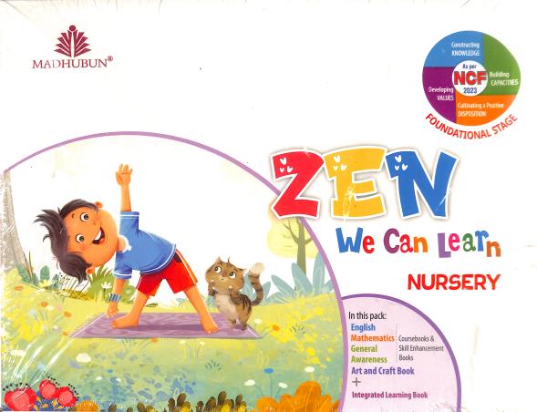 Book cover number 1 for Zen : We Can Learn Box - Nursery (NCF 2023) written by NA published by Madhubun Educational Books