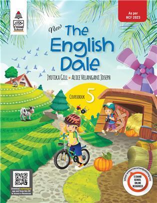 Book cover number 1 for New The English Dale Coursebook 5 (NCF 2023) written by Jyotika Gill published by S. Chand Publishing