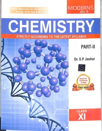 Book cover number 2 for Modern's abc+ Of Chemistry Class 11 Part 1 & 2 (2025-2026) written by S. P. Jauhar published by Modern Publishers