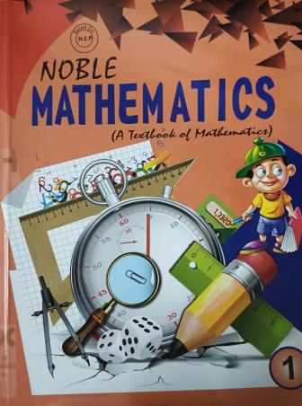 Book cover number 1 for Noble Mathematics 1 (NEP) written by NA published by Nalanda Sahitya Sadan
