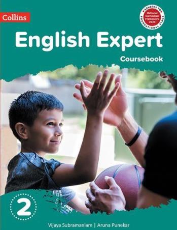 Book cover number 1 for Collins English Expert Coursebook Class 2 NCF 2023 written by Vijaya Subramaniam, Aruna Punekar published by Harper Collins Publishers
