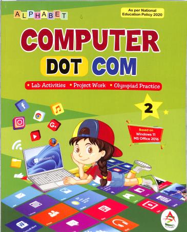 Book cover number 1 for Computer Dot Com 2 (NEP 2020) written by NA published by Alphabet