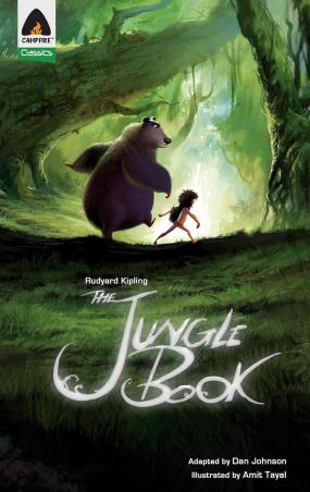 Book cover number 1 for The Jungle Book written by Rudyard Kipling published by Campfire Classics