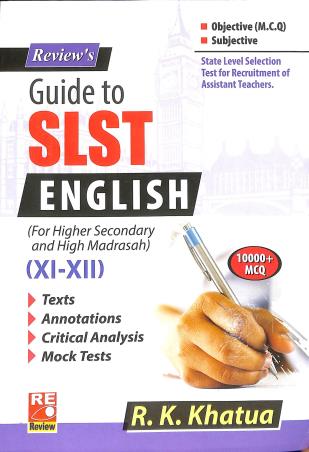 Book cover number 2 for Review Guide To SLST English Class (11- 12) written by Ramkrishna Khatua published by Review Publication