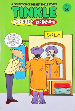 Book cover number 1 for Tinkle Double Double Digest 58 written by NA published by Amar Chitra Katha Pvt Ltd