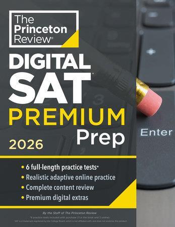 Book cover number 1 for The Princeton Review Digital SAT Premium Prep, 2026 written by NA published by Penguin Random House