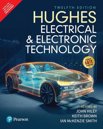 Book cover number 1 for Hughes Electrical & Electronic Technology written by Edward Hughes, John Hiley, Keith Brown, Ian McKenzie published by Pearson Education
