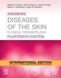 Book cover number 1 for Andrews' Diseases Of The Skin : Clinical Dermatology written by William D. James, Dirk M. Elston, James R. Treat, Misha A. Rosenbach published by Elsevier