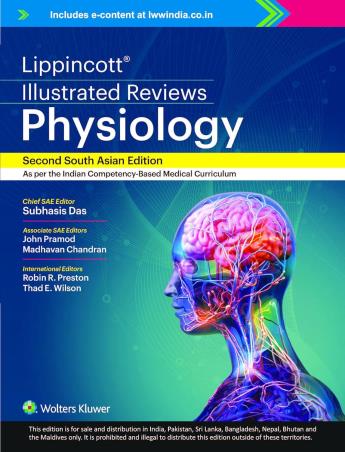 Book cover number 1 for Lippincott Illustrated Reviews Physiology written by Subhasis Das, John Pramod, Madhavan Chandran, Robin R. Preston, Thad E. Wilson published by Wolters Kluwer