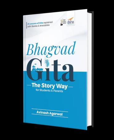 Book cover number 1 for Bhagvad Gita - The Story Way For Students & Parents written by Avinash Agarwal published by Disha Publication