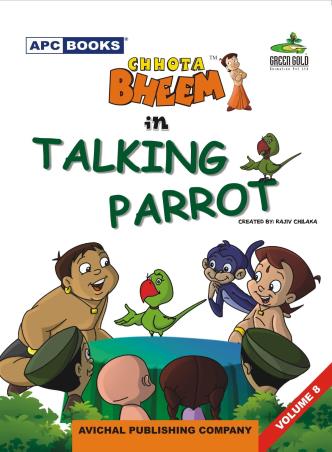 Book cover number 1 for APC Chhota Bheem In Talikng Parrot Volume 8 written by NA published by Avichal Publishing Company
