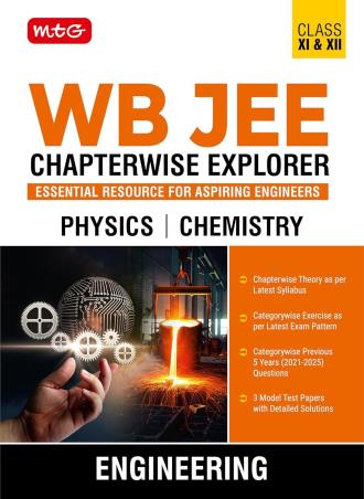 Book cover number 1 for WBJEE Chapterwise Explorer Physics, Chemistry Class 11 & 12 written by NA published by MTG Learning Media (P) Ltd.