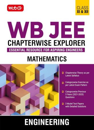 Book cover number 1 for WB JEE Chapterwise Explorer Mathematics Class 11 & 12 written by NA published by MTG Learning Media (P) Ltd.