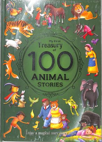 Book cover number 1 for My First Treasury Of 100 Animal Stories written by NA published by Sunrise Publishers