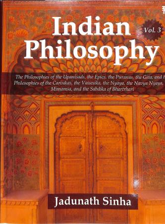 Book cover number 3 for Indian Philosophy (Set Of 3 Volume) written by Jadunath Sinha published by Motilal Banarsidass International