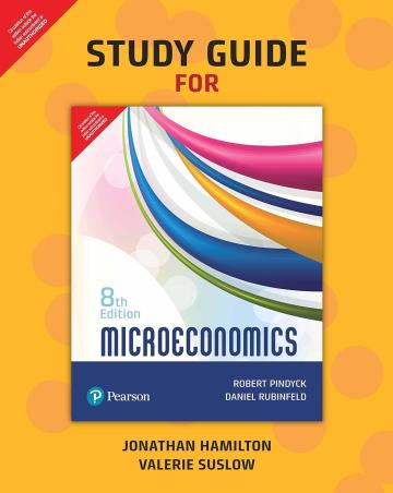 Book cover number 1 for Study Guide For Microeconomics written by Robert  Pindyck, Daniel Rubinfeld, Jonathan Hamilton, Valerie Suslow published by Pearson Education