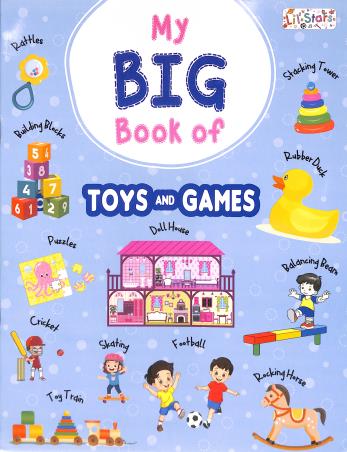 Book cover number 1 for My Big Book Of Toys And Games written by NA published by Pegasus