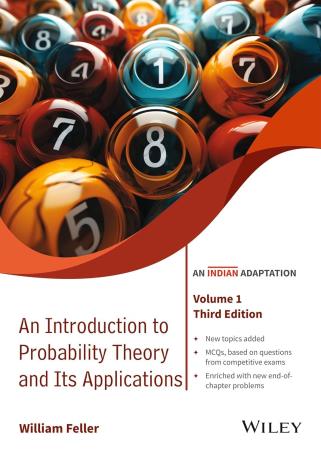 Book cover number 1 for An Introduction To Probability Theory And Its Applications Volume 1 written by William Feller published by Wiley India Pvt. Ltd.