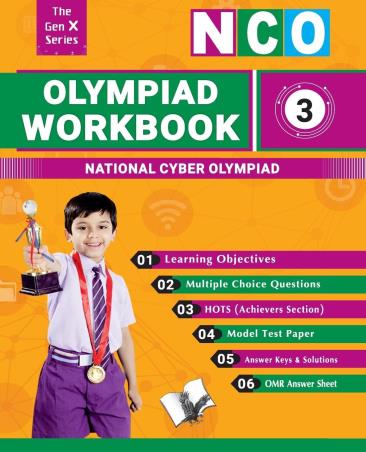 Book cover number 1 for NCO Olympiad Workbook Class 3 written by NA published by V&S Publishers