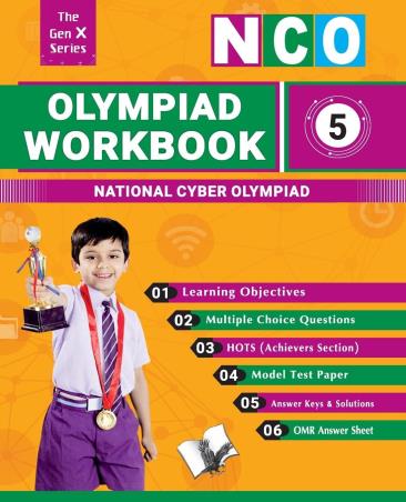 Book cover number 1 for NCO Olympiad Workbook Class 5 written by NA published by V&S Publishers