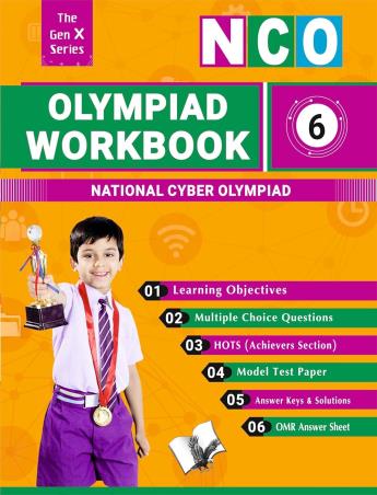 Book cover number 1 for NCO Olympiad Workbook Class 6 written by NA published by V&S Publishers