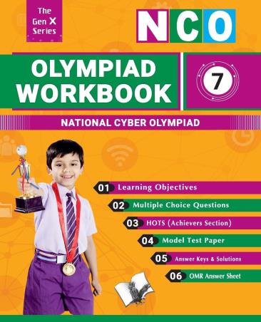 Book cover number 1 for NCO Olympiad Workbook Class 7 written by NA published by V&S Publishers