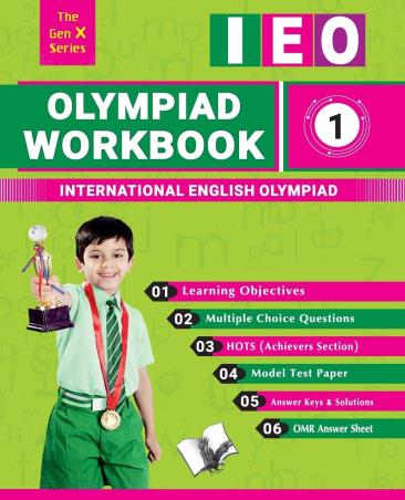 Book cover number 1 for IEO Olympiad Workbook Class 1 written by NA published by V&S Publishers