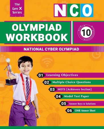 Book cover number 1 for NCO Olympiad Workbook Class 10 written by NA published by V&S Publishers